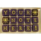 Your Note Here! "Message in a Box" Petits Fours Gift Box